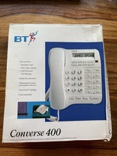 BNIB BT Converse 400 Corded Telephone In Charcoal Grey