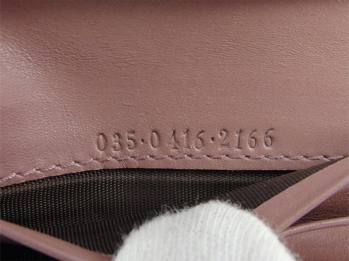 Gucci Python Wall Bifold Wallet Pink Beige M Used - image 9