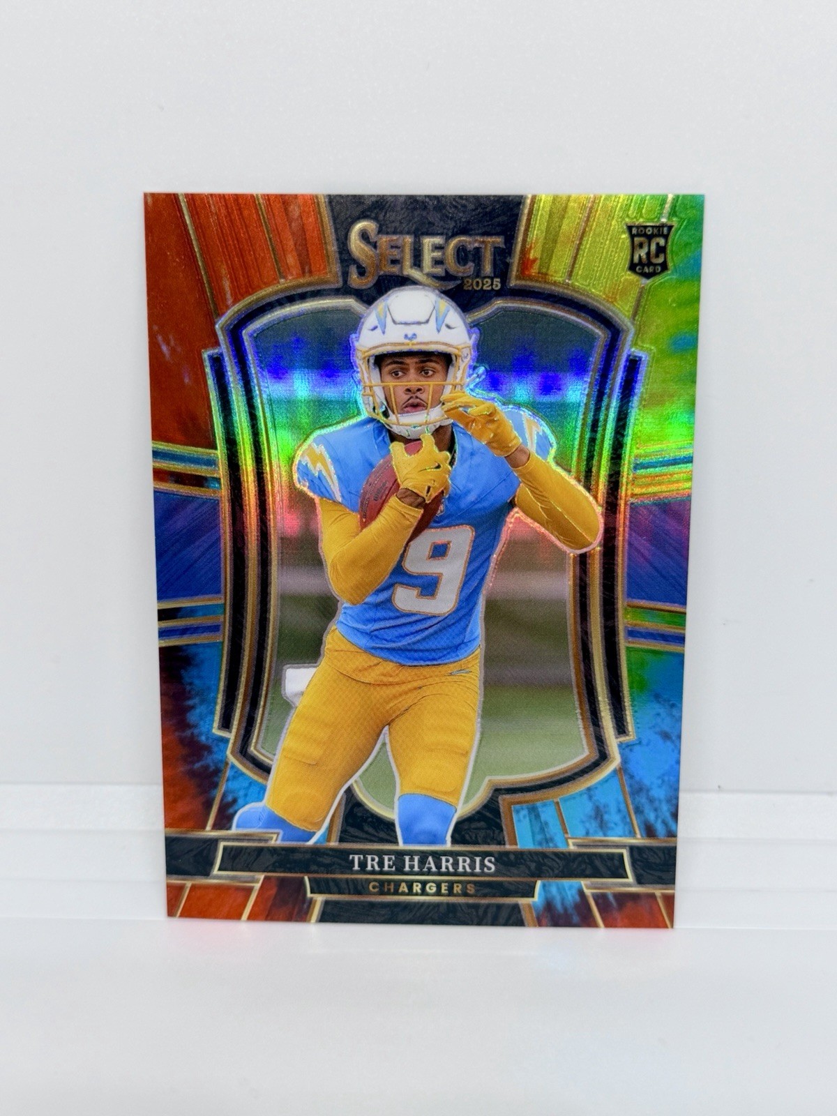 TRE HARRIS Rookie 2025 Panini Select Premier Level Tie-Dye /25 Chargers RC #101