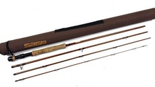 Sage FLi 9' 6" 4 piece graphite trout fly rod #7 fine with Sage tube