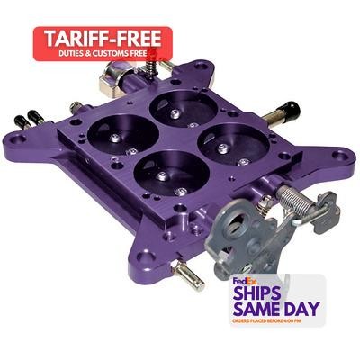 Proform 67148, One Purple Aluminum Carburetor Base Plate Performance Racing Part