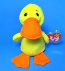 Vintage Ty Beanie Baby "QUACKERS" the Duck, 1994, #4024, 5.5 inch, P.V.C., MWMT!