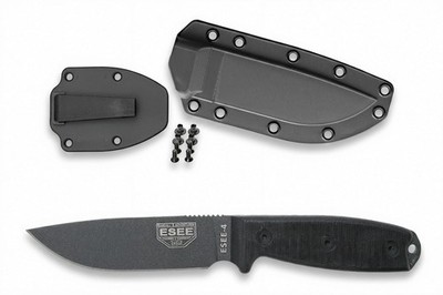ESEE KNIVES Model 4 Gunsmoke 4P-TG-B Messer Outdoormesser