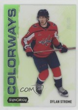 2024-25 Upper Deck Synergy Colorways Neon Green 1/25 Dylan Strome #L-42 12mg
