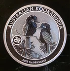 2013 Kookaburra Bird Australia Perth Mint Rare Vt Bullion-0.999 Silver 1 Oz Coin
