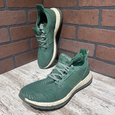 Adidas Mens Sneakers Size 9.5 Pure Boost ZG Running Training Shoes Green