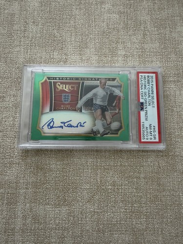 2015-16 Panini Select Soccer Historic Signatures - Bobby Charlton AUTO /5