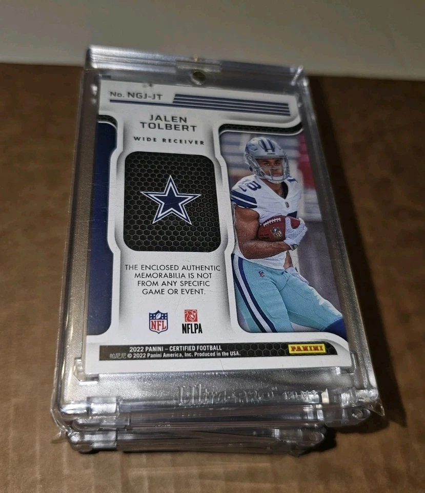 Jalen Tolbert 2022 Panini Certified NEW GENERATION /10 Patch Rookie Rc - Image 2 of 2