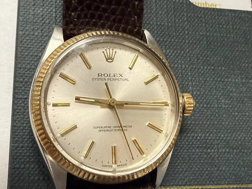 ROLEX REFERRENCE 1005 OYSTER PERPETUAL 2 TONE 34mm