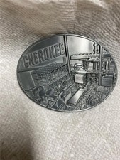 Vintage Cherokee Belt Buckle CHEROKEE SERVICES OILFIELD
