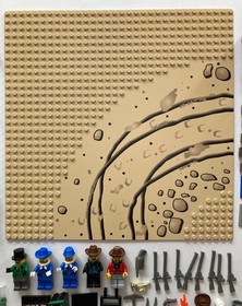 Lego Western: 6761 Bandit's Secret Hide-Out- 100% Complete & Correct- EXCELLENT