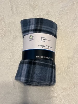 Mainstay Fleece Throw 50x60