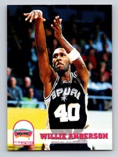 1993-94 SkyBox NBA Hoops Willie Anderson #195 San Antonio Spurs
