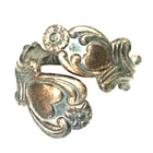 Vintage Ring MARKED AVON 925 STERLING SILVER Size 8 Wrap Band Jewelry lot y