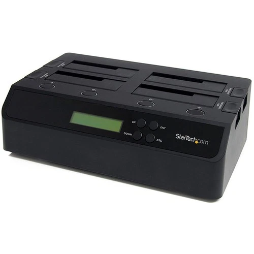 StarTech 4 Bay USB 3.0 eSATA to SATA Standalone 1:3 HDD Hard Drive Duplicator
