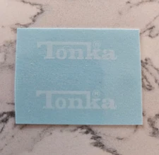 Vintage Tonka 1969 Jeepster Waterslide Rear Quarter Panel Decal Set /White