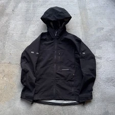 Truewerk S2 Stormshell Jacket S Mens Black Full Zip Work Rain Jacket