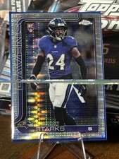 2025 Panini Donruss Optic Malaki Starks Rated Rookie Baltimore Ravens #256