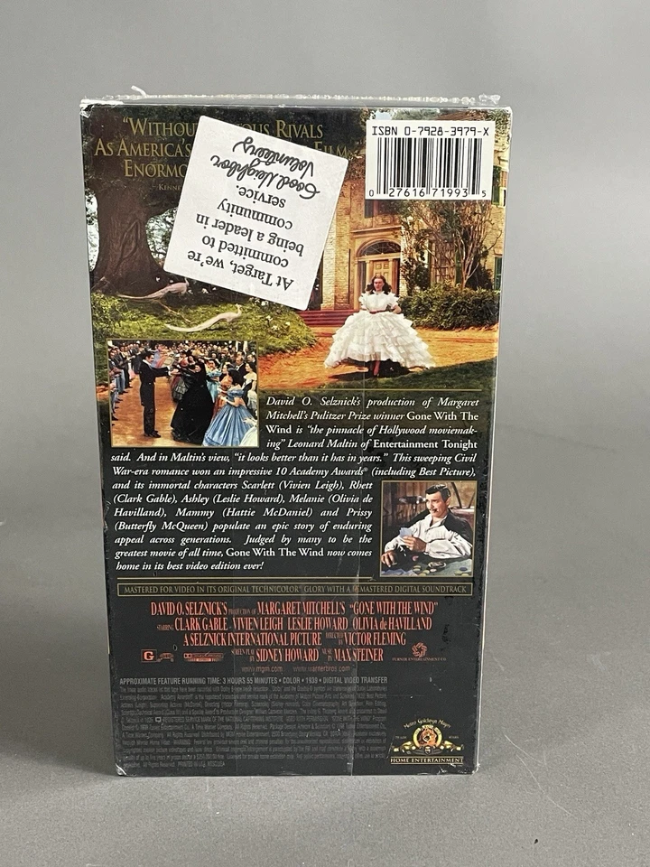 Gone With The Wind Movie VHS 2 Tapes New Sealed NoS - Image 2 of 4