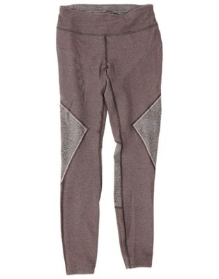 The North Face Damen Leggings UK 8 Small grau Colourblock Lyocell CZ04