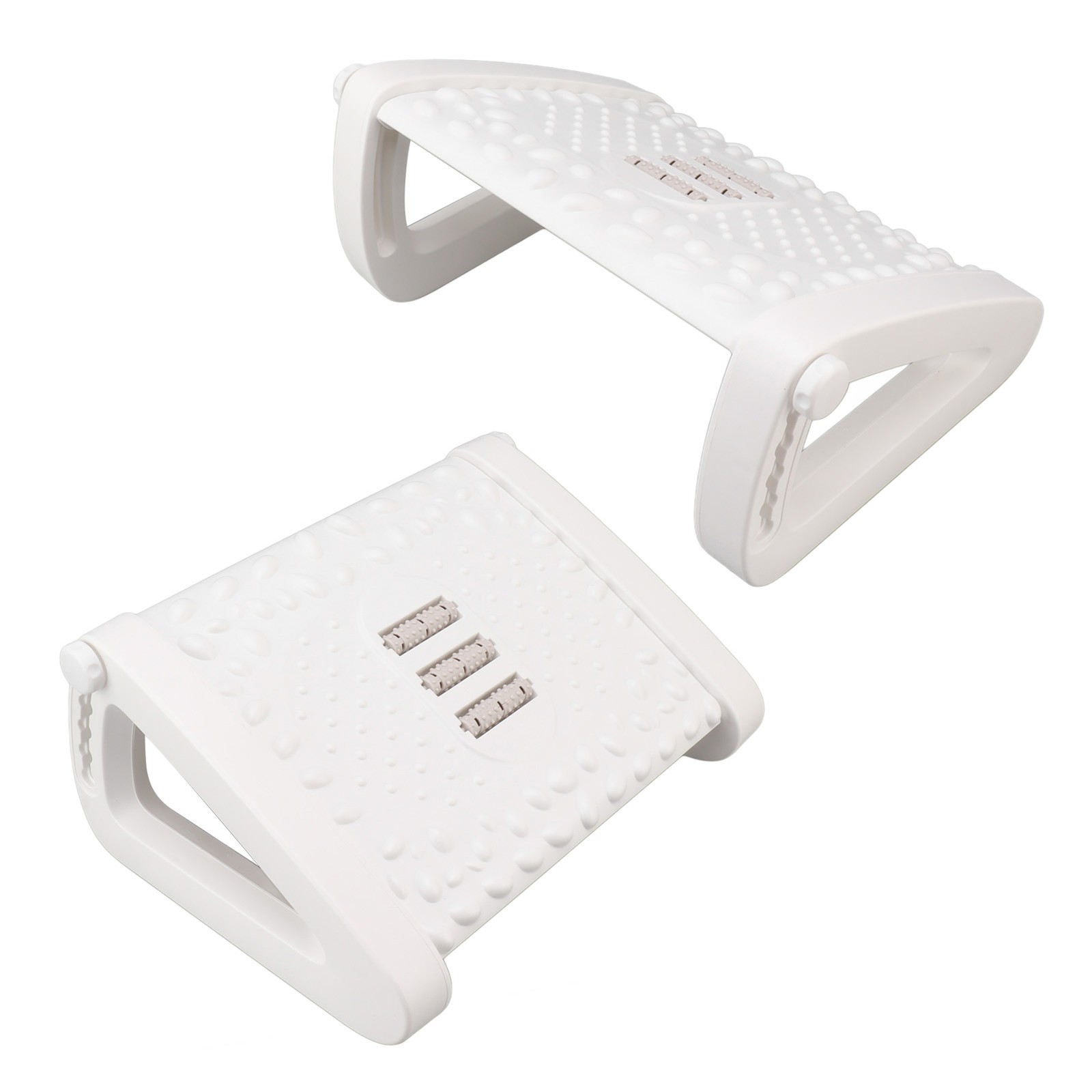 Adjustable Under Desk Footrest For Office Massage Texture Easy To Use