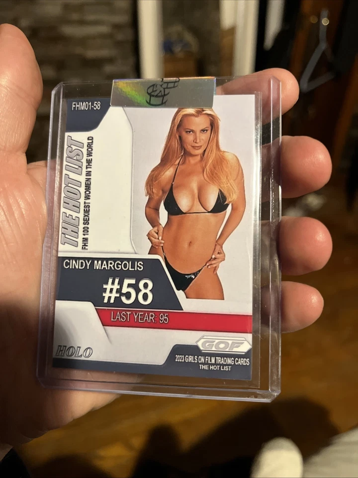 Gof Card The Hot List CINDY MARGOLIS 2025 #58 Maxim Hot 100 🔥Girls On Film - Image 2 of 2