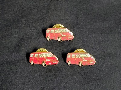 Vintage VW Volkswagen Caravelle Pin NOS Original Bag Red