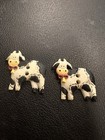 2 Vintage 1997 Cow La Mode Buttons — photo 1