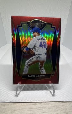 2021 Panini Select - Premier Jacob deGrom #189 Red Prizm 163/199