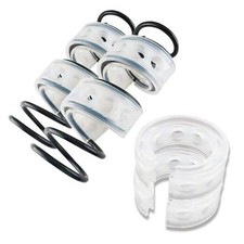 2Pcs Universal Car Shock Absorber Spring Bumper Power Auto Buffers C Type