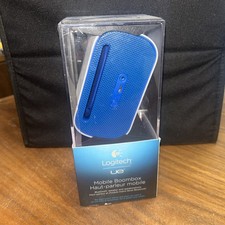 Logitech UE Mobile Boombox Portable Bluetooth Speaker, Blue/Gray, Model S-00120