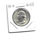 1950-D WASHINGTON QUARTER CH BU