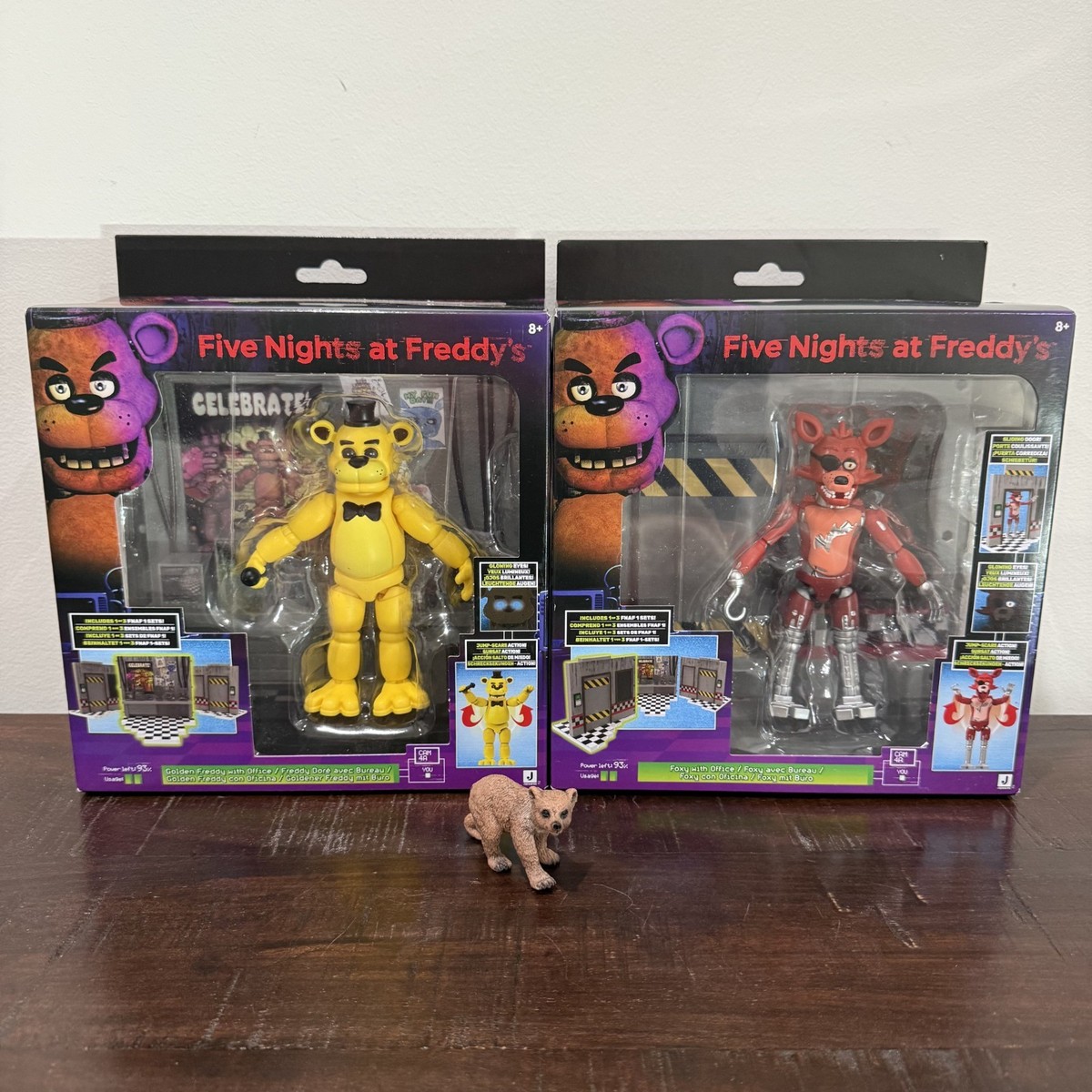 FNAF Five Nights at Freddy's Jazwares Golden Freddy Classic Foxy