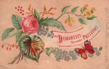 1880s-90s MME. Demorests D.A. Corey Cosmopolitan Emporium of Fashions