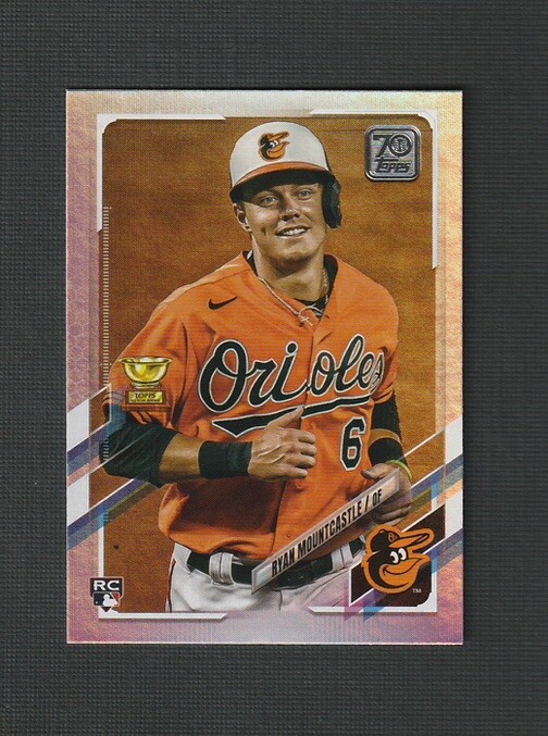 2021 Topps Series 1 Ryan Mountcastle Rookie Rainbow Foil #143 Baltimore Orioles