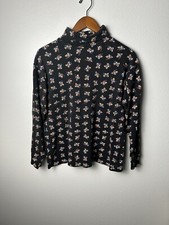 Vintage 1990  s Mickey Mouse All Over Print Turtleneck Mickey and Co Size Small