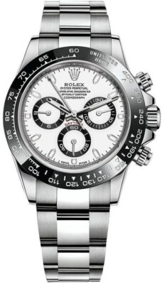 Rolex Cosmograph Daytona Panda White Dial Automatic Mens Watch 116500LN-0001