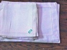 New ListingVtg 10 Placemats 10 Napkins White Linen Classic Hemstitch Orig Labels Portugal