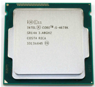 Core i5-4670K SR14A, Sockel 1150, 6MB L3, 3,4GHz,  (inkl.19% MwSt)