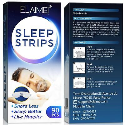 Strips Gentle Mouth Tape Better Nose Breathing Instant Snoring