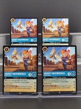 Disney Lorcana Gadget Hackwrench - Brilliant Bosun 140/204 Azurite Sea 4 Cards