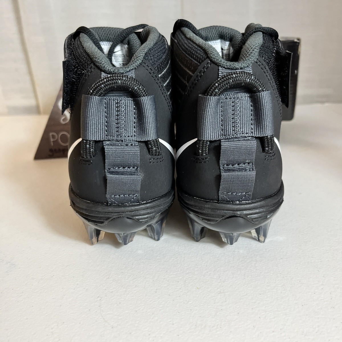 Nike Force Savage‎ Pro 2 Football Cleats Black White Men Size 11.5 / AH4000-002 Nike Force Savage Pro 2 Black White Football Cleats AH4000  main image 2