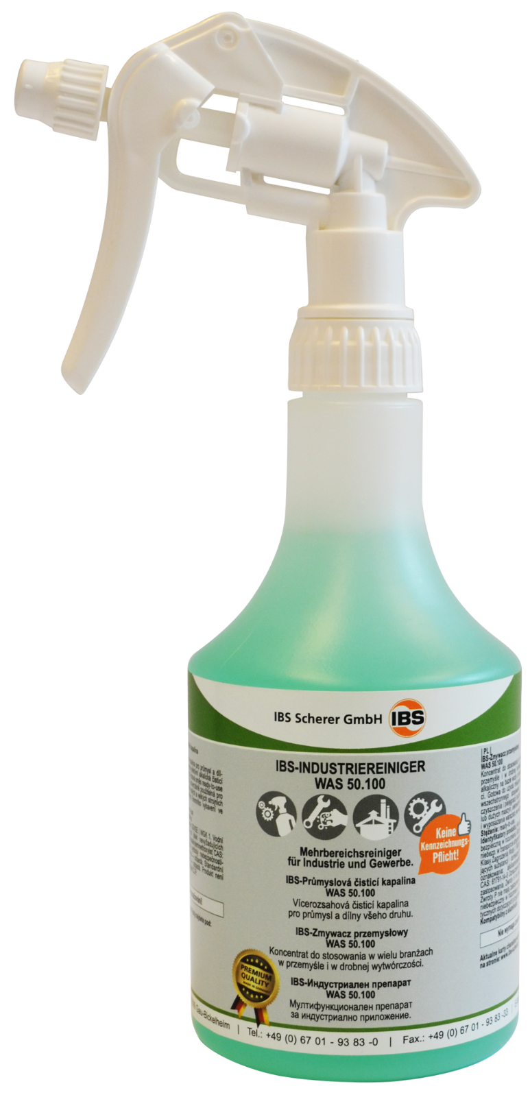 IBS Industriereiniger 6 x 500 ml, Maschinenreiniger,Sprühreiniger ...