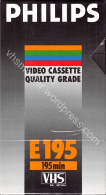 PHILIPS QG E-195 VHS Videocassette Neu & OV