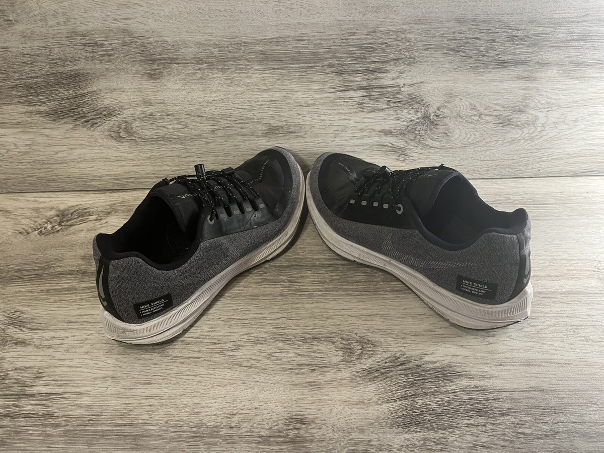 Size Nike Zoom Winflo Run Shield Black Metallic Silver W for