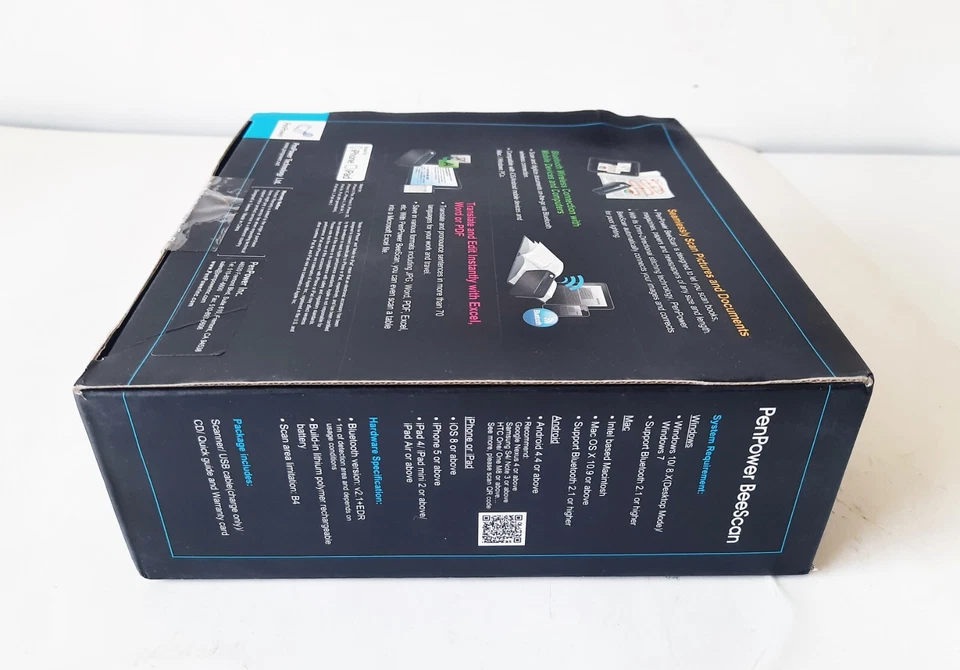 PenPower BeeScan Handheld Scanner 400 DPI Optical USB Bluetooth IOS/ANDROID/WIND - Image 4 of 4