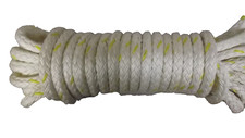 7/16" 11mm x 35' 12-Strand Braided Polyester Rope, Rigging Line, Loopie Rope