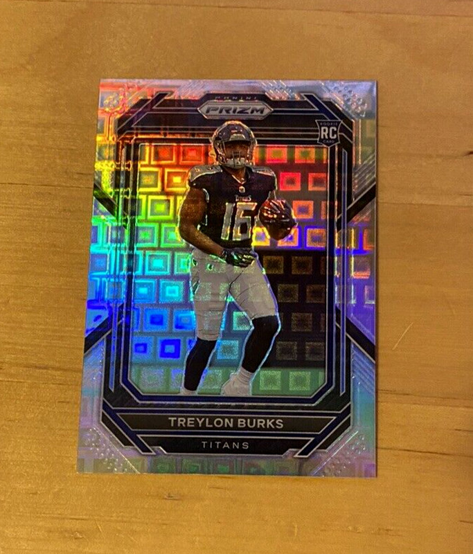 2022 Panini Pandora Prizm #313 TREYLON BURKS SP RC Rookie #'D/400 TITANS