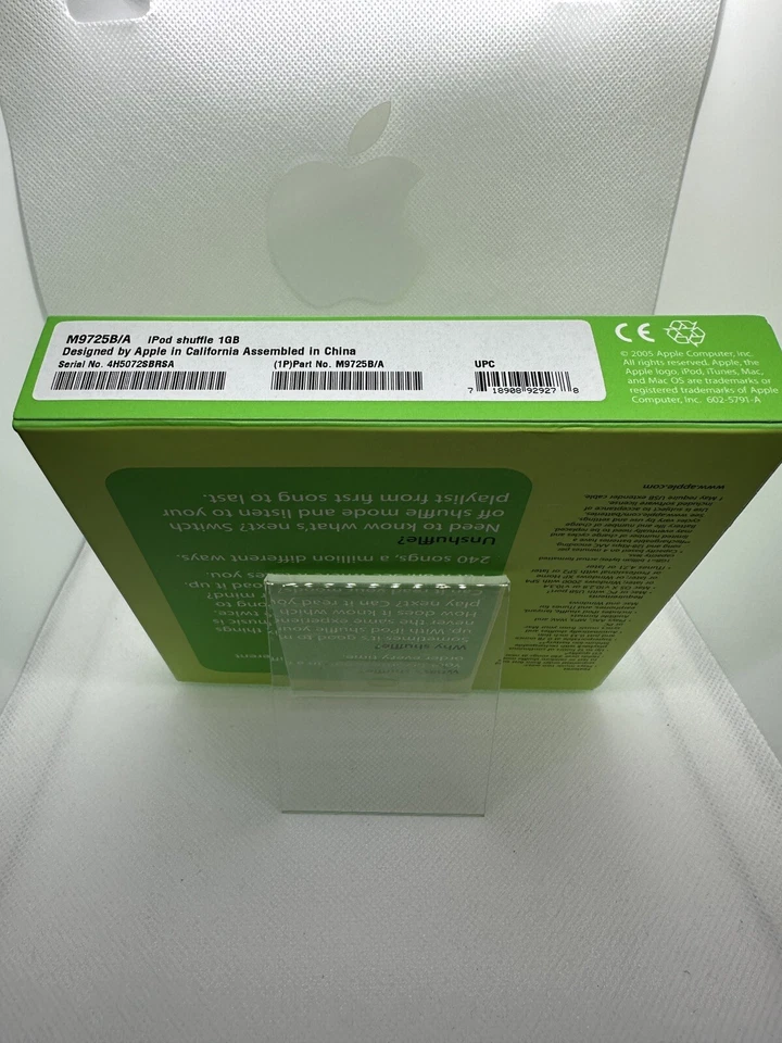 Apple iPod shuffle 1. Generation Weiß White 1GB Sealed Versiegelt NEU NEW 1st - Bild 4 von 4