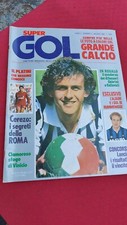  VECCHIE RIVISTE, Rivista super goal N'4, Maggio 1984,il Platini che nessuno con